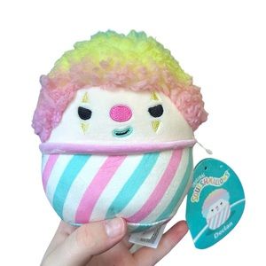 Declan the clown squishmallow 5”
